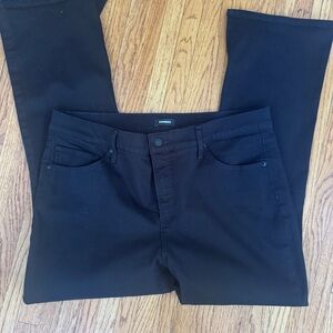 Express Women's Black Flare Jeans